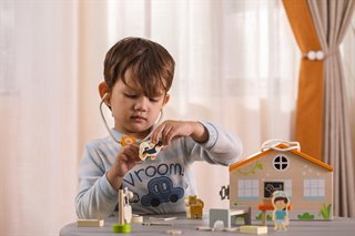 Viga Toys® Houten Dierenkliniek Speelset